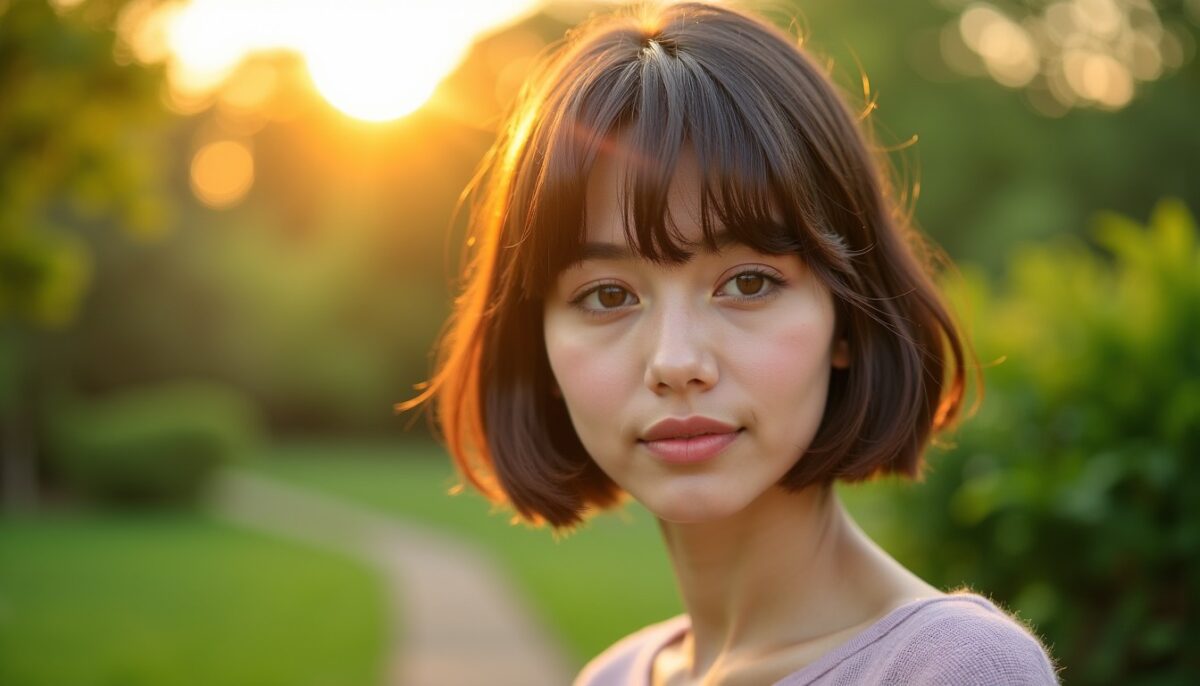 Les coupes courtes idéales pour sublimer et affiner un visage rond